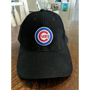 Chicago Cubs White Patch Hat Cap MLB Drew Pearson Marketing Baseball Cap * Rare